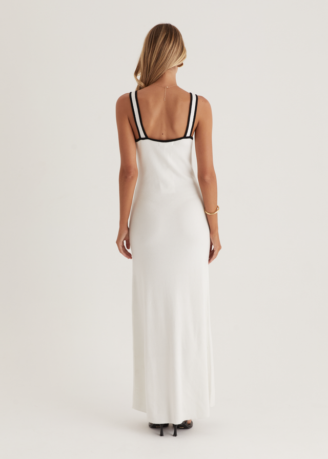 Praia Knit Maxi Dress - Off White