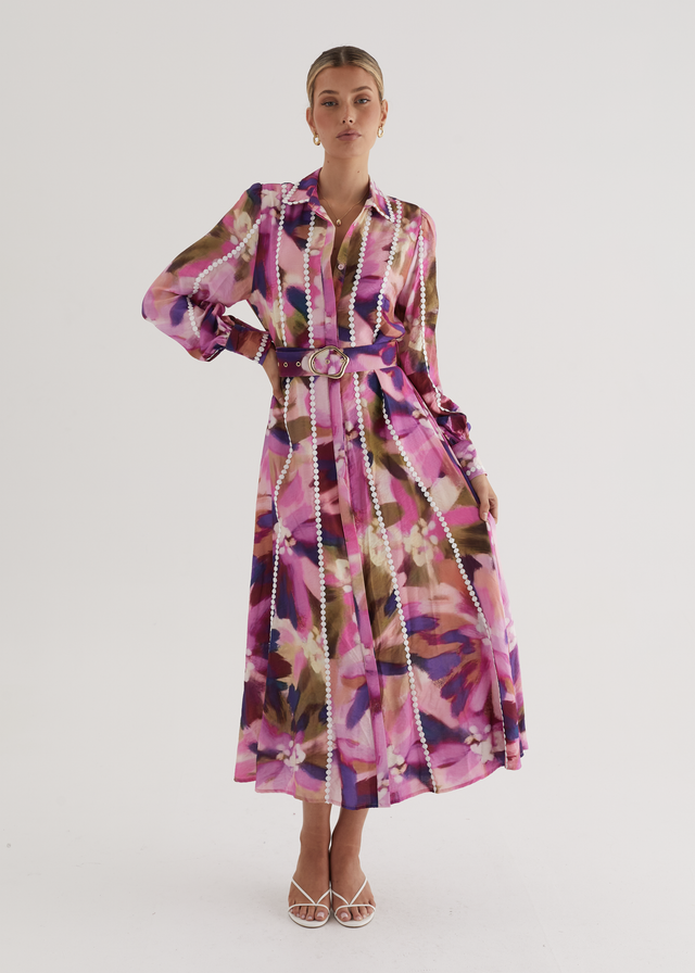 Carlotta Maxi Dress - Orchid Floral