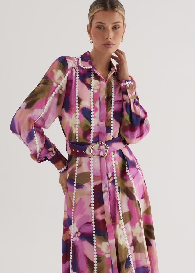 Carlotta Maxi Dress - Orchid Floral