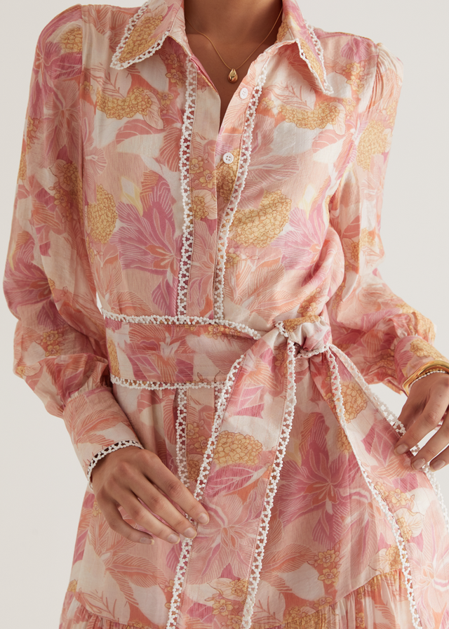 Waverley Maxi Dress - Blush Floral