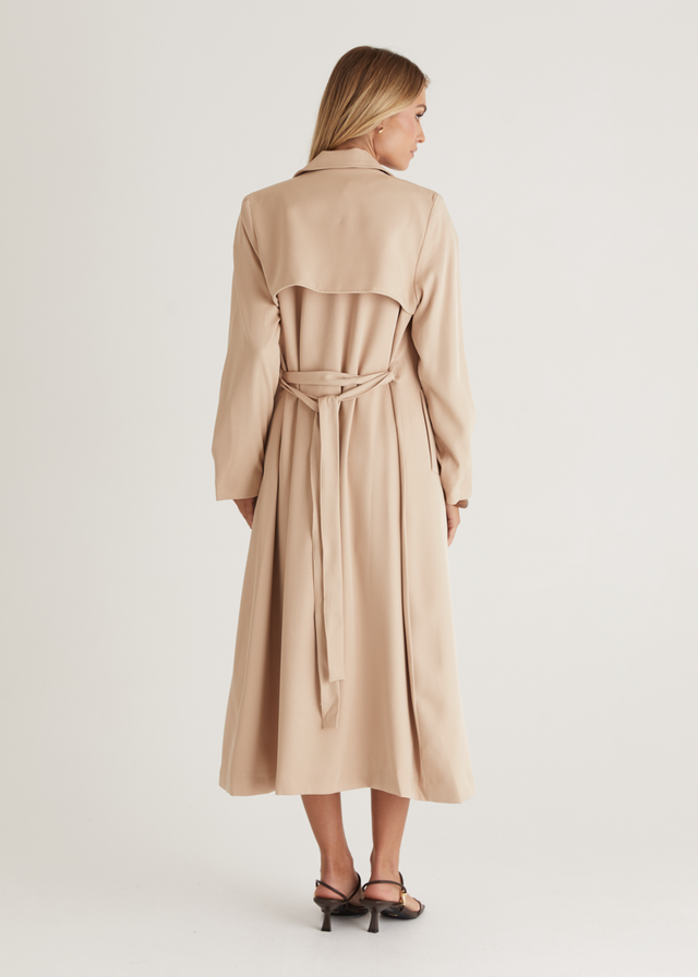 Kylie Trench Coat - Camel