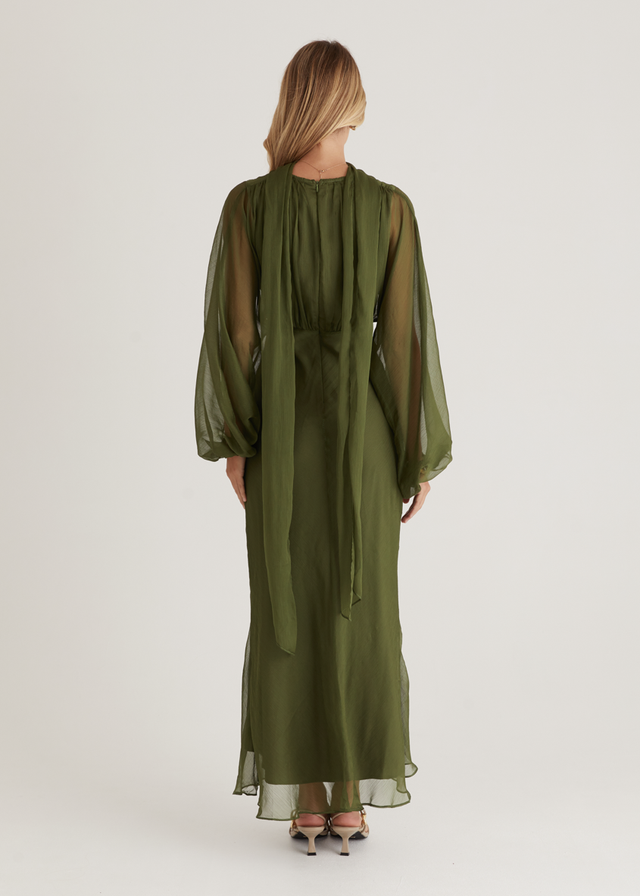 Rosabella Maxi Dress - Olive