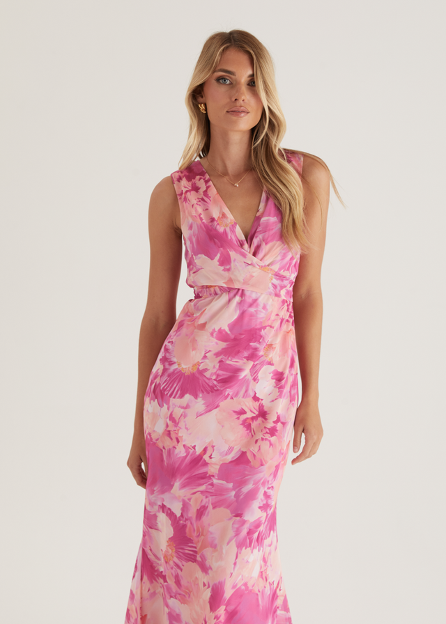Nikki Maxi Dress - Pink Ziah