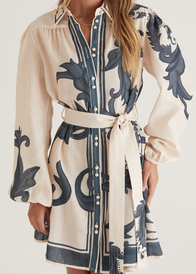 Nicoletta Dress - Cream Zayna