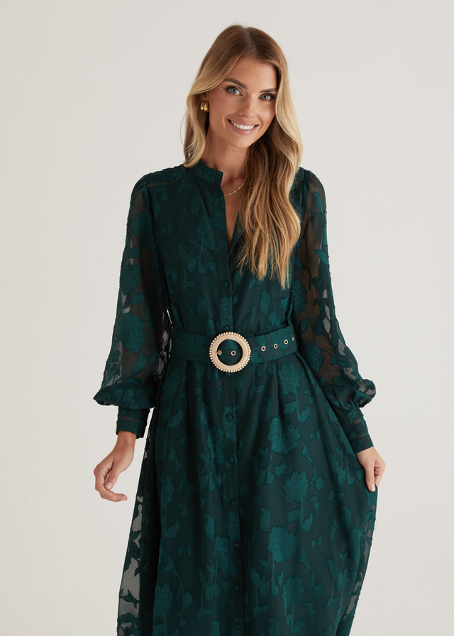 Roxi Maxi Dress - Emerald