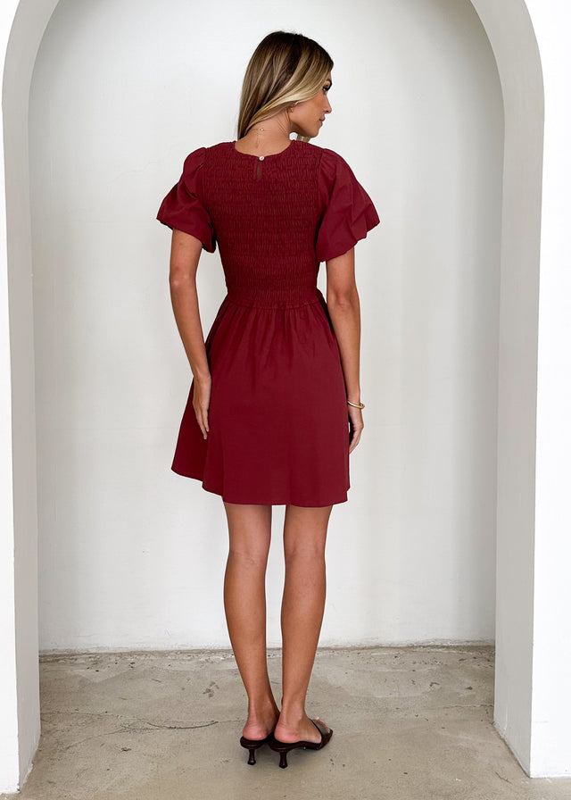 Zabrina Dress - Wine